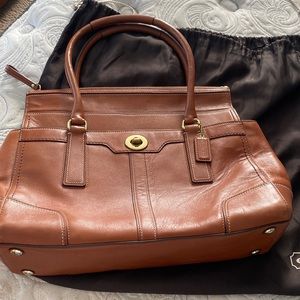 Coach genuine leather bag.